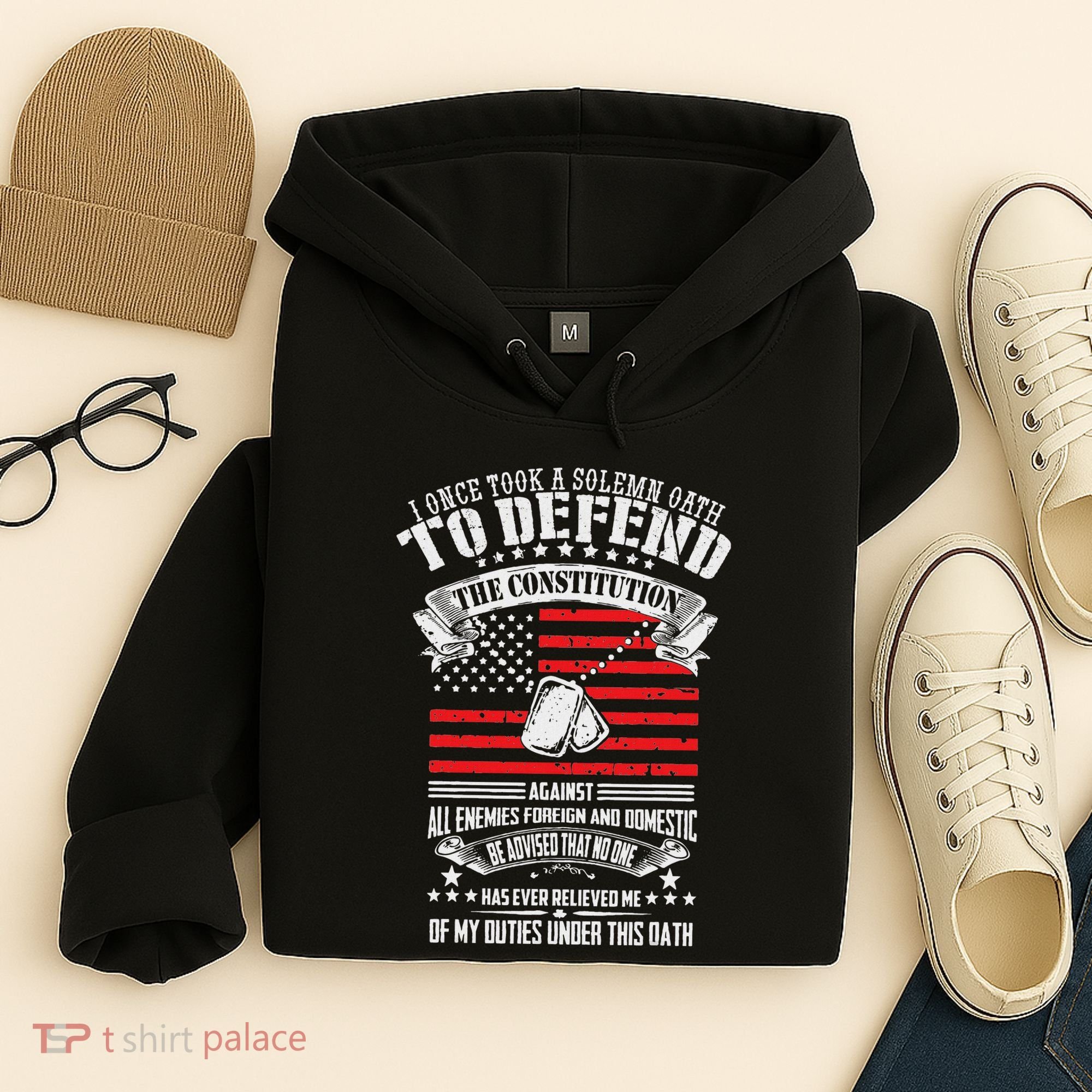 I Once Took A Solemn Oath To Defend Constitution VeternS Da Hoodie
