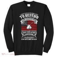 I Once Took A Solemn Oath To Defend Constitution VeternS Da Sweatshirt thumb 0