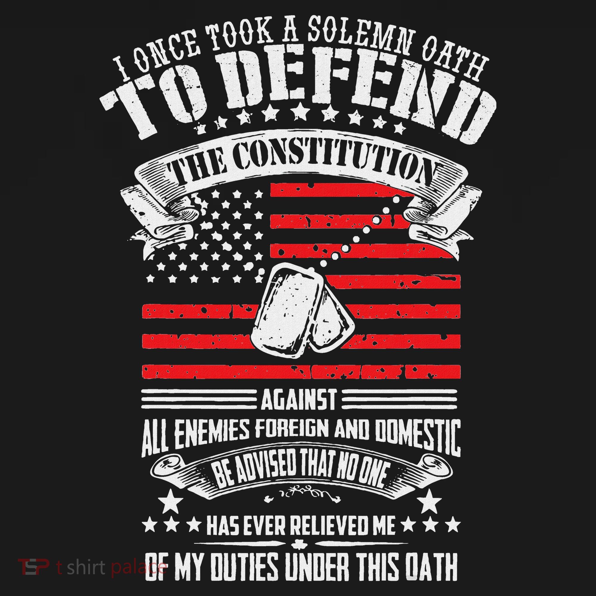 I Once Took A Solemn Oath To Defend Constitution VeternS Da Sweatshirt