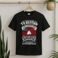 I Once Took A Solemn Oath To Defend Constitution VeternS Da T-Shirt thumb 2