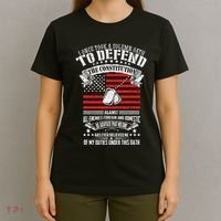 I Once Took A Solemn Oath To Defend Constitution VeternS Da T-Shirt thumb 4