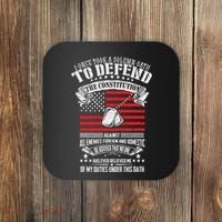 I Once Took A Solemn Oath To Defend Constitution VeternS Da Coaster thumb 0