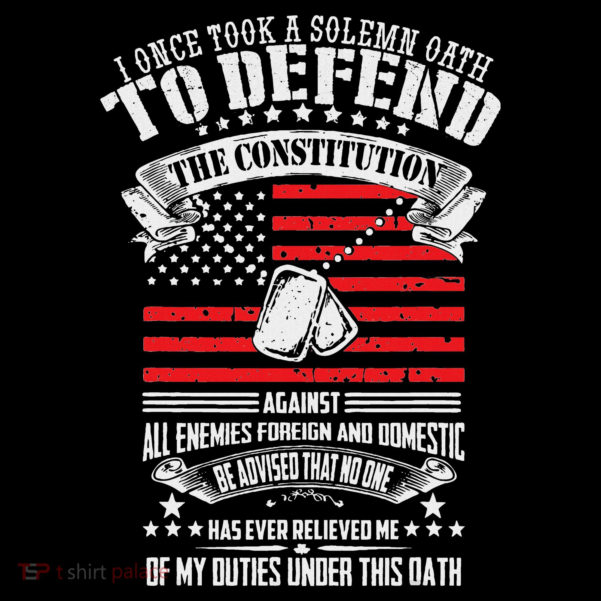 I Once Took A Solemn Oath To Defend Constitution VeternS Da Women's Hoodie