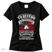 I Once Took A Solemn Oath To Defend Constitution VeternS Da Women's T-Shirt thumb 0