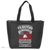 I Once Took A Solemn Oath To Defend Constitution VeternS Da Tote Bag thumb 0