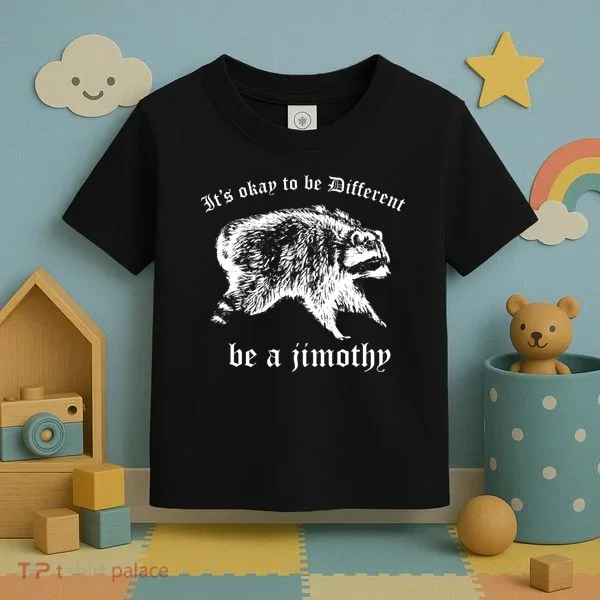 It's Ok To Be Different Be A Jimothy Toddler T-Shirt