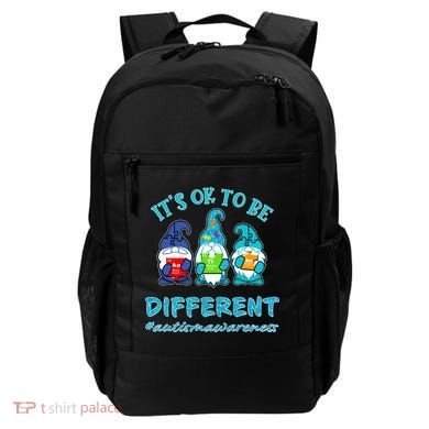 It's Ok To Be Different Autism Awareness Gnomes Backpack