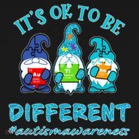 It's Ok To Be Different Autism Awareness Gnomes Toddler Hoodie thumb 2