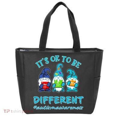 It's Ok To Be Different Autism Awareness Gnomes Tote Bag