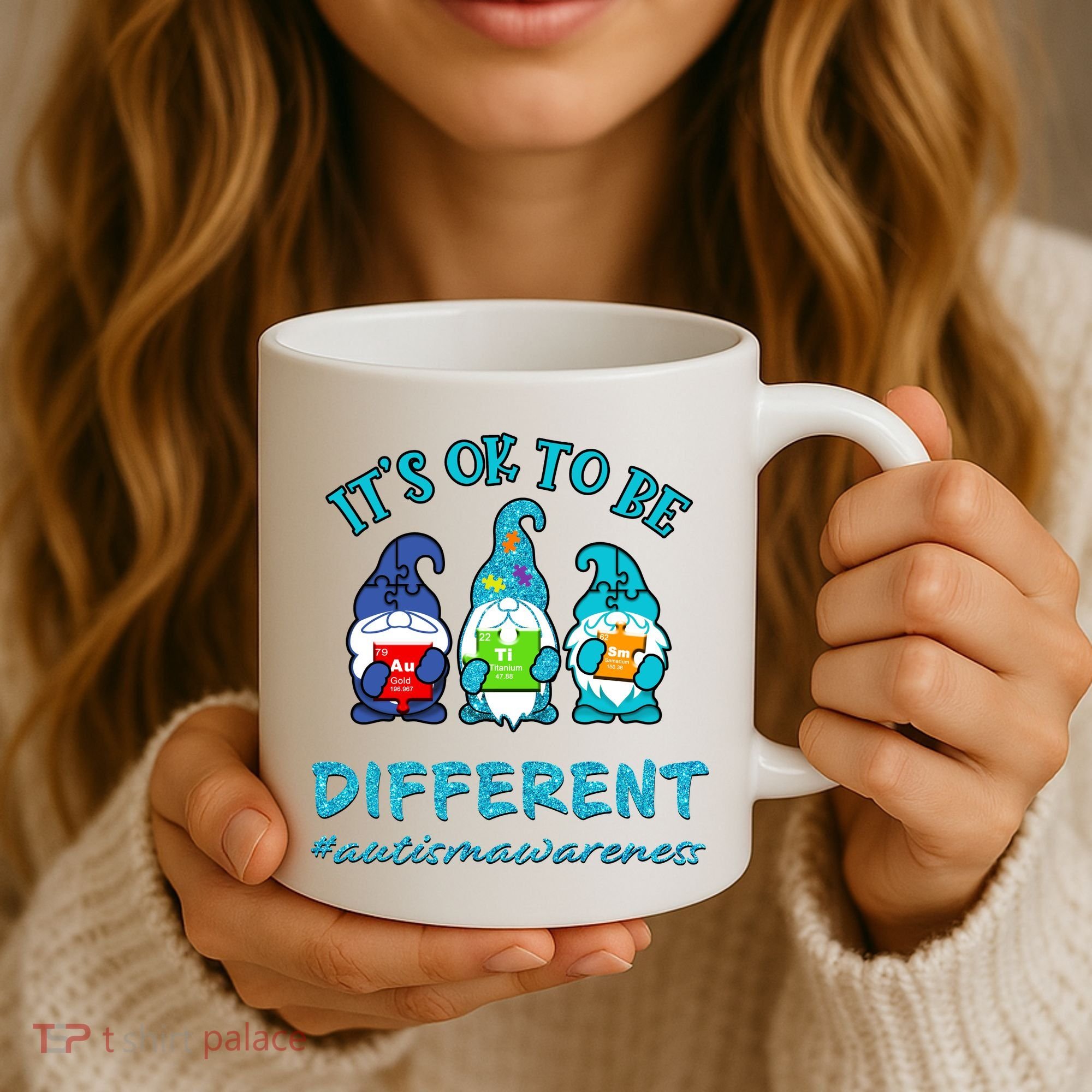 It's Ok To Be Different Autism Awareness Gnomes Coffee Mug