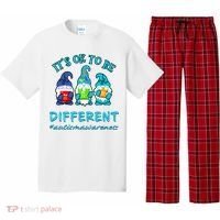 It's Ok To Be Different Autism Awareness Gnomes Pajama Set thumb 0
