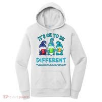 It's Ok To Be Different Autism Awareness Gnomes Women's Hoodie thumb 0