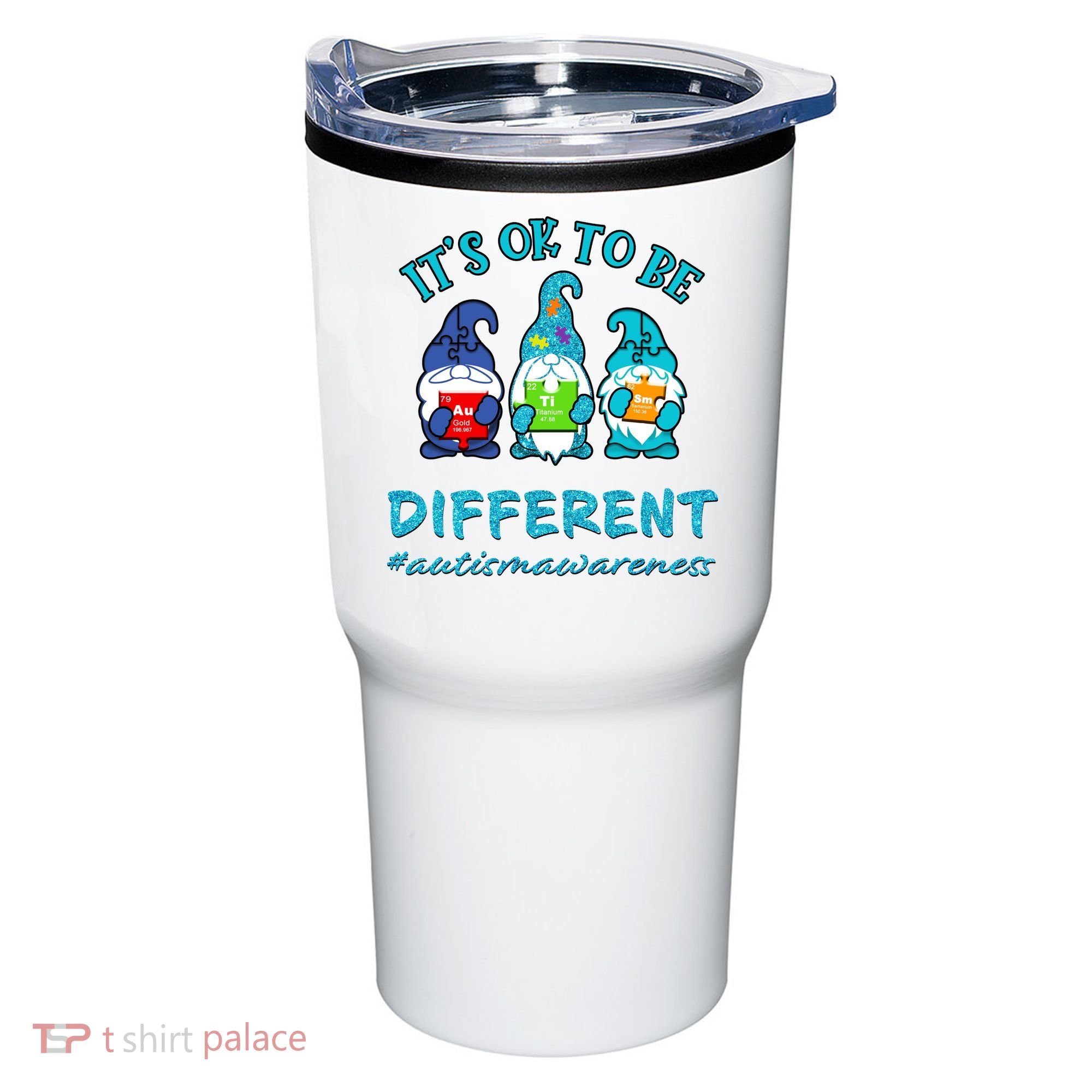 It's Ok To Be Different Autism Awareness Gnomes Tumbler