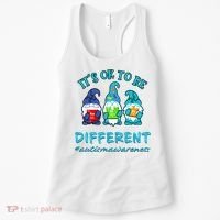 It's Ok To Be Different Autism Awareness Gnomes Women's Tank Top thumb 0