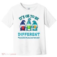 It's Ok To Be Different Autism Awareness Gnomes Toddler T-Shirt thumb 0