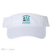 It's Ok To Be Different Autism Awareness Gnomes Visor thumb 0