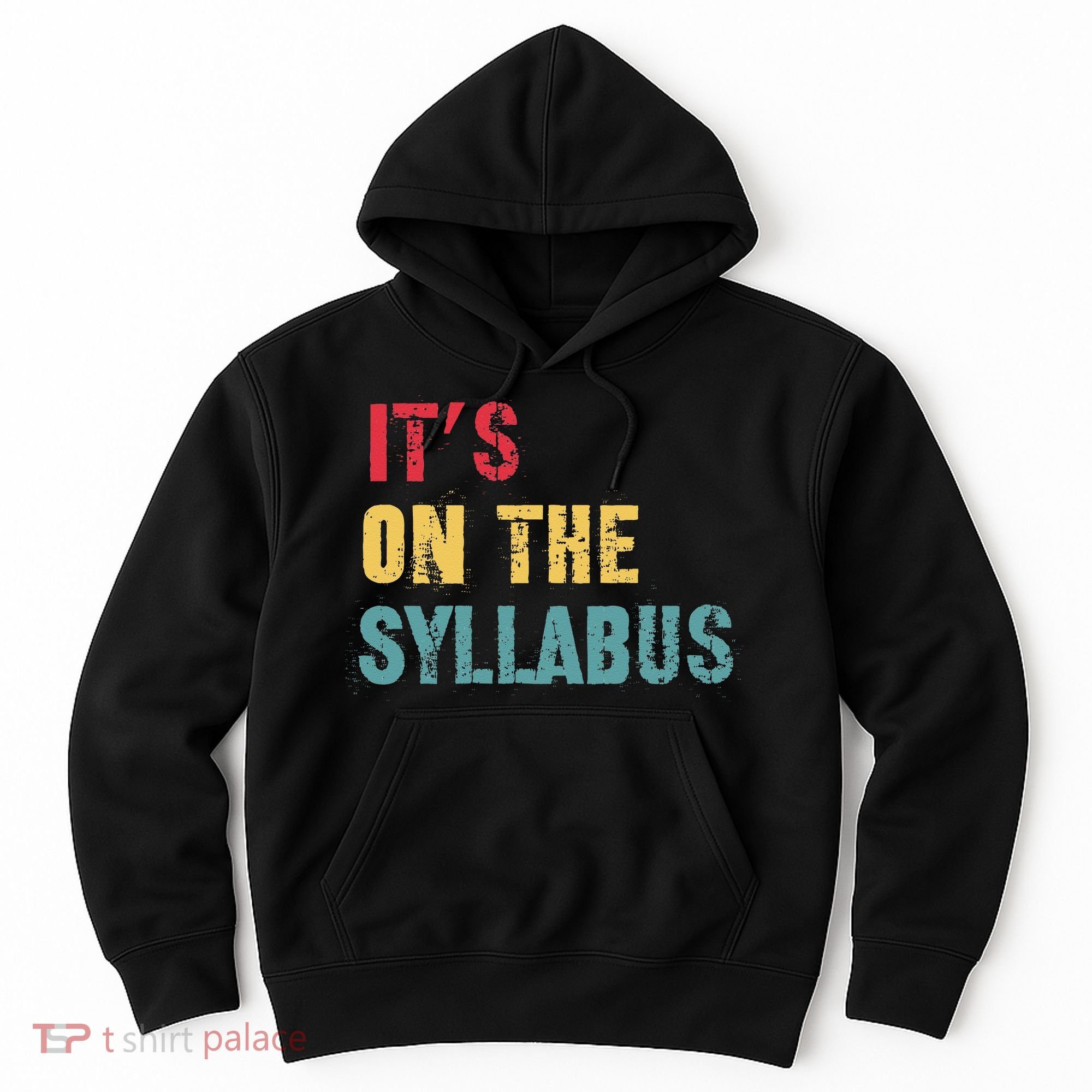 Its On The Syllabus For College Professors Faculty TA Hoodie