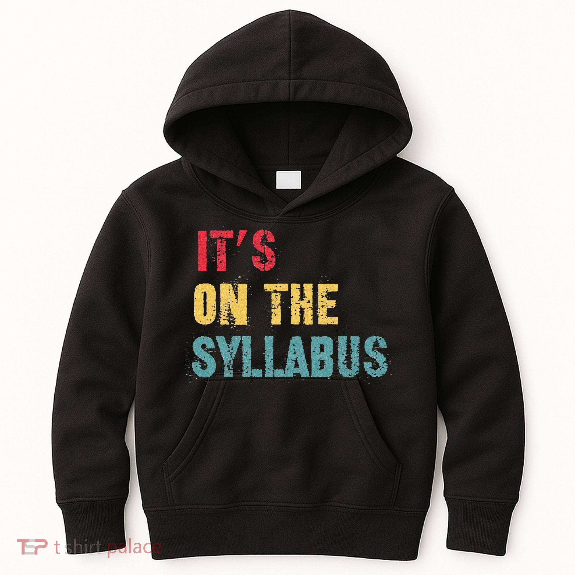Its On The Syllabus For College Professors Faculty TA Kids Hoodie