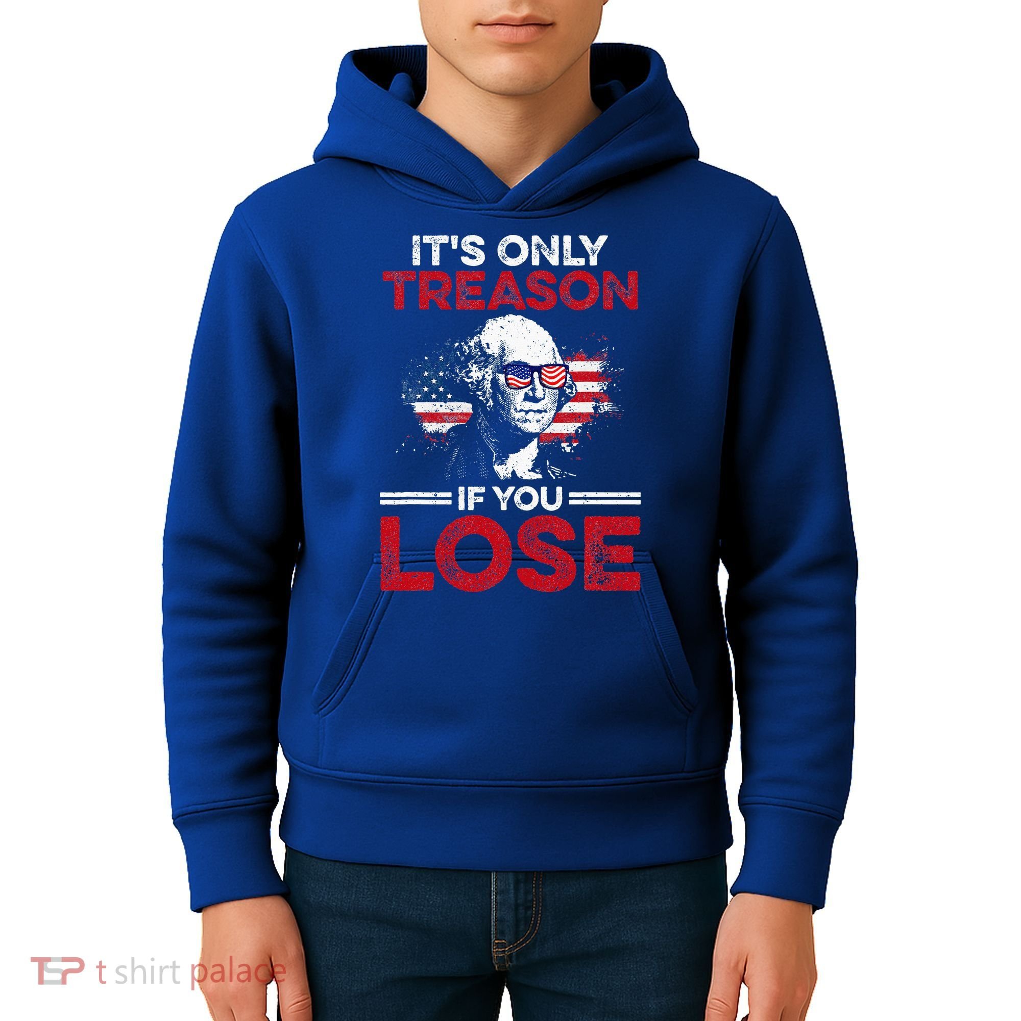 It's Only Treason If You Lose History Kids Hoodie