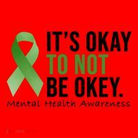 Its Okay To Not Be Okay Mental Health Awareness Ribbon Santa Hat thumb 1
