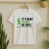Its Okay To Not Be Okay Mental Health Awareness Ribbon T-Shirt thumb 2