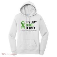 Its Okay To Not Be Okay Mental Health Awareness Ribbon Women's Hoodie thumb 0