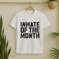 Inmate Of The Month Prisoner Costume T-Shirt thumb 2