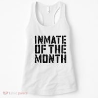 Inmate Of The Month Prisoner Costume Women's Tank Top thumb 0