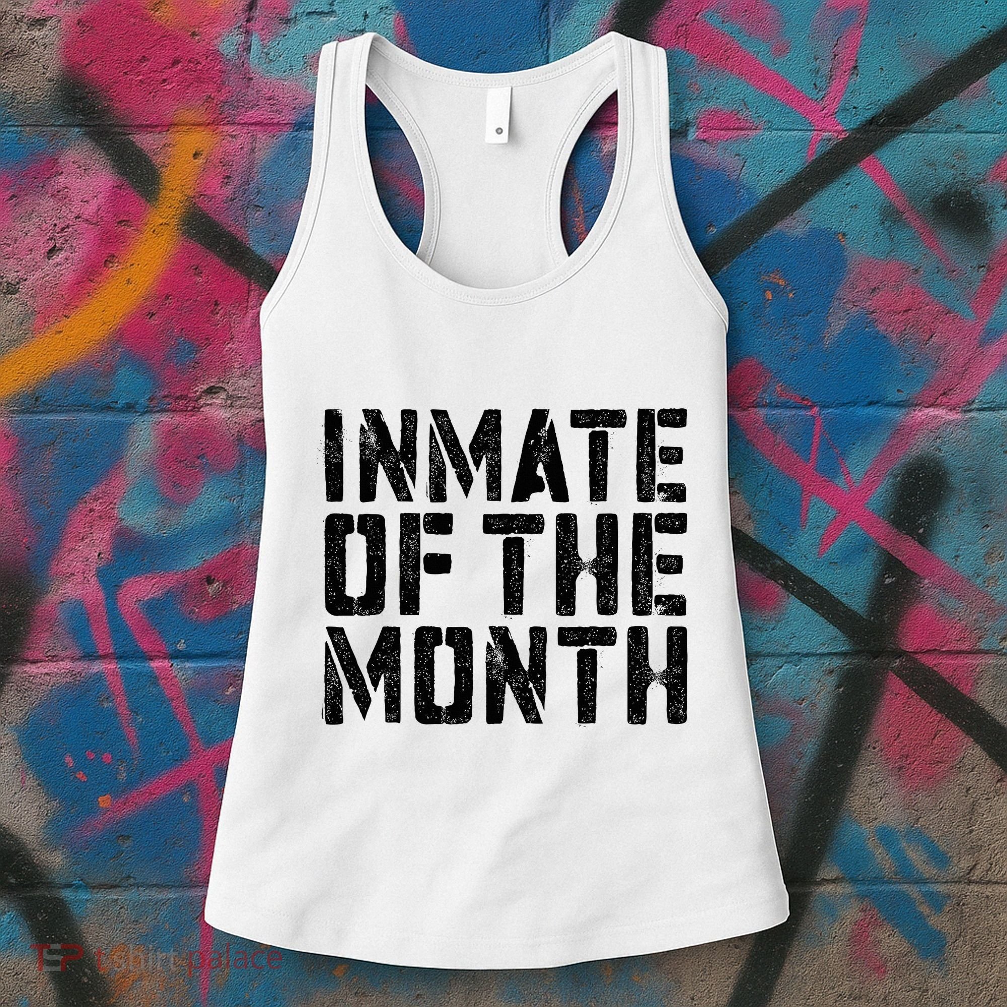 Inmate Of The Month Prisoner Costume Women's Tank Top