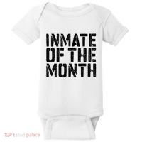 Inmate Of The Month Prisoner Costume Baby Bodysuit thumb 0