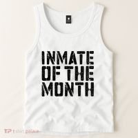 Inmate Of The Month Prisoner Costume Tank Top thumb 2