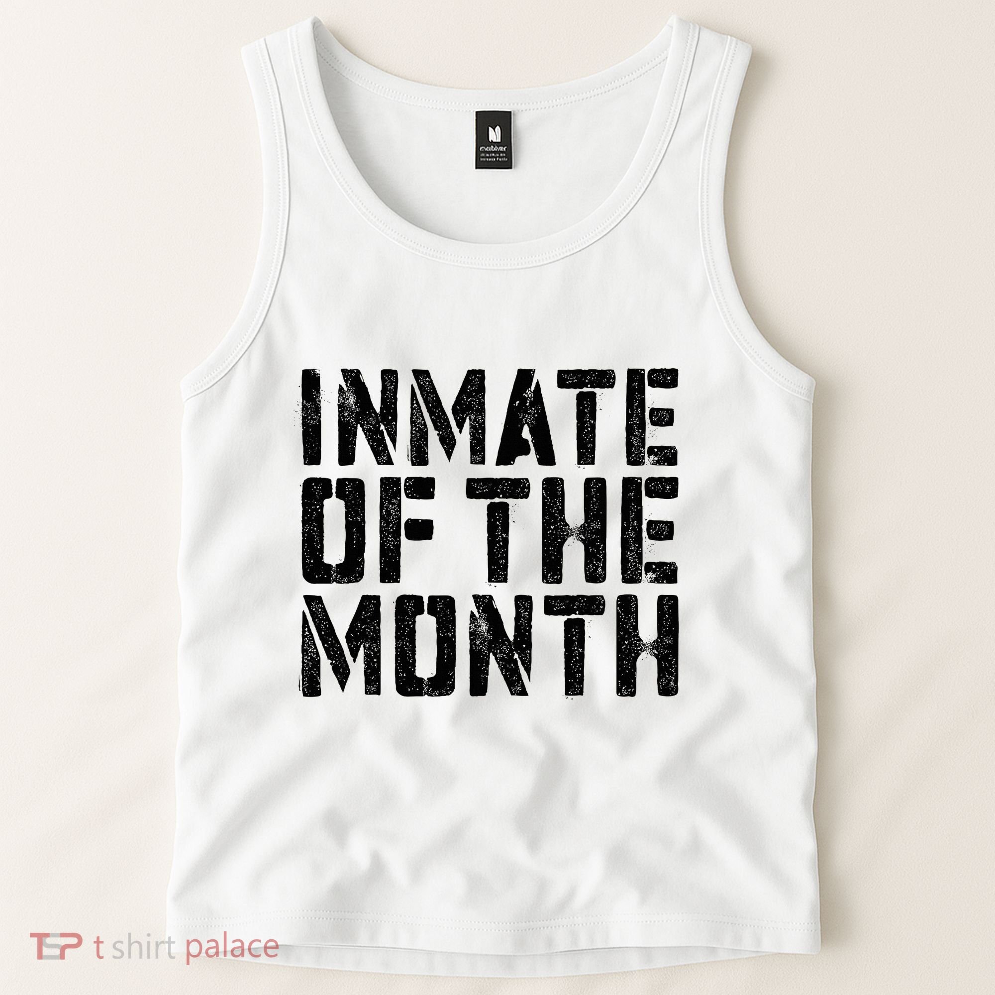 Inmate Of The Month Prisoner Costume Tank Top
