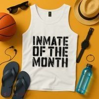 Inmate Of The Month Prisoner Costume Tank Top thumb 4