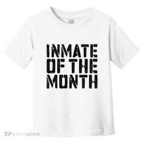 Inmate Of The Month Prisoner Costume Toddler T-Shirt thumb 0