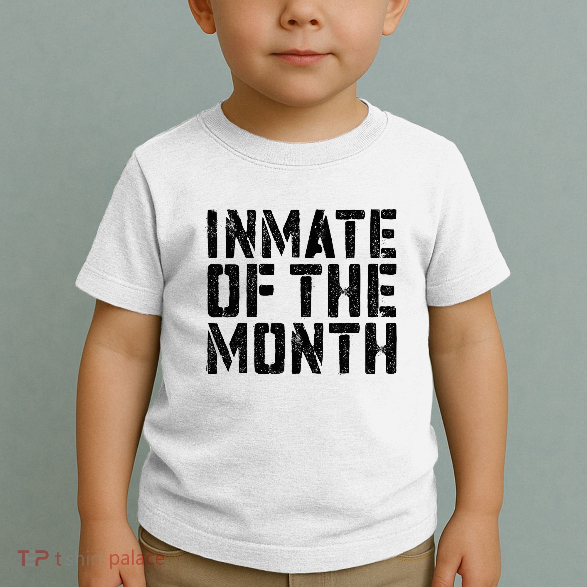 Inmate Of The Month Prisoner Costume Toddler T-Shirt