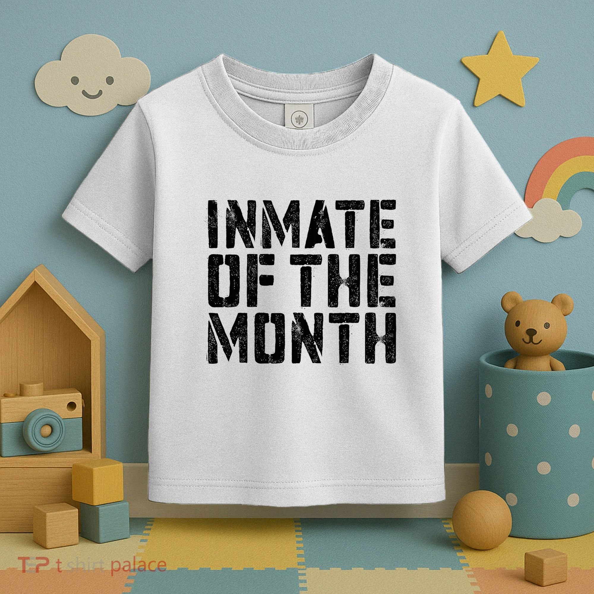 Inmate Of The Month Prisoner Costume Toddler T-Shirt