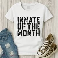Inmate Of The Month Prisoner Costume Women's T-Shirt thumb 3