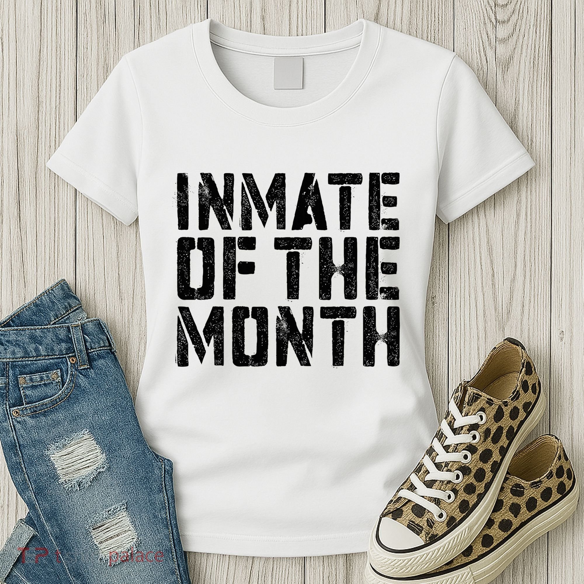 Inmate Of The Month Prisoner Costume Women's T-Shirt