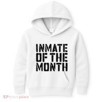Inmate Of The Month Prisoner Costume Kids Hoodie thumb 0