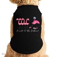 It's Ok To Be Different Funny Flamingo Golf Lover Doggie Tank thumb 0