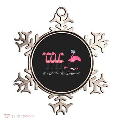 It's Ok To Be Different Funny Flamingo Golf Lover Ornament