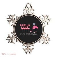 It's Ok To Be Different Funny Flamingo Golf Lover Ornament thumb 0