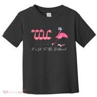 It's Ok To Be Different Funny Flamingo Golf Lover Toddler T-Shirt thumb 0