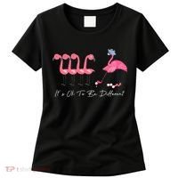 It's Ok To Be Different Funny Flamingo Golf Lover Women's T-Shirt thumb 0