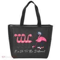 It's Ok To Be Different Funny Flamingo Golf Lover Tote Bag thumb 0