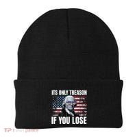 Its Only Treason If You Lose George Washington Beanie thumb 0