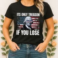 Its Only Treason If You Lose George Washington Women's T-Shirt thumb 2