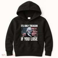 Its Only Treason If You Lose George Washington Kids Hoodie thumb 0