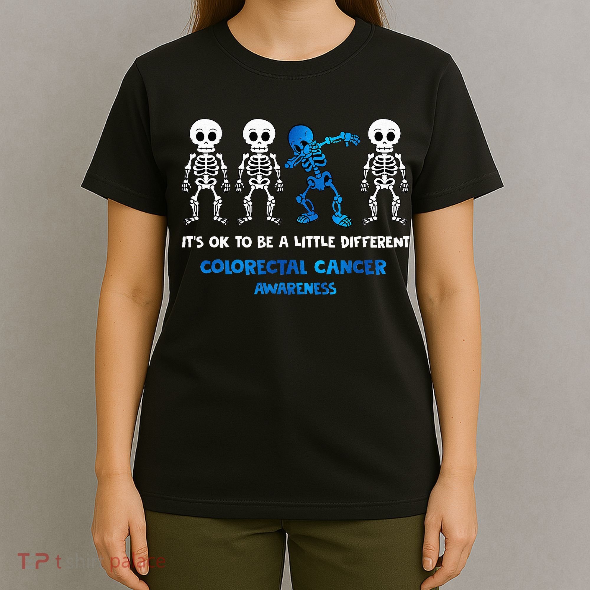 It's OK To Be A Little Different Colorectal Cancer Awareness T-Shirt