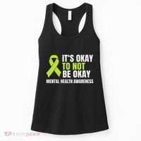 ItS Okay To Not Be Okay Mental Health Ribbon Women's Tank Top thumb 0